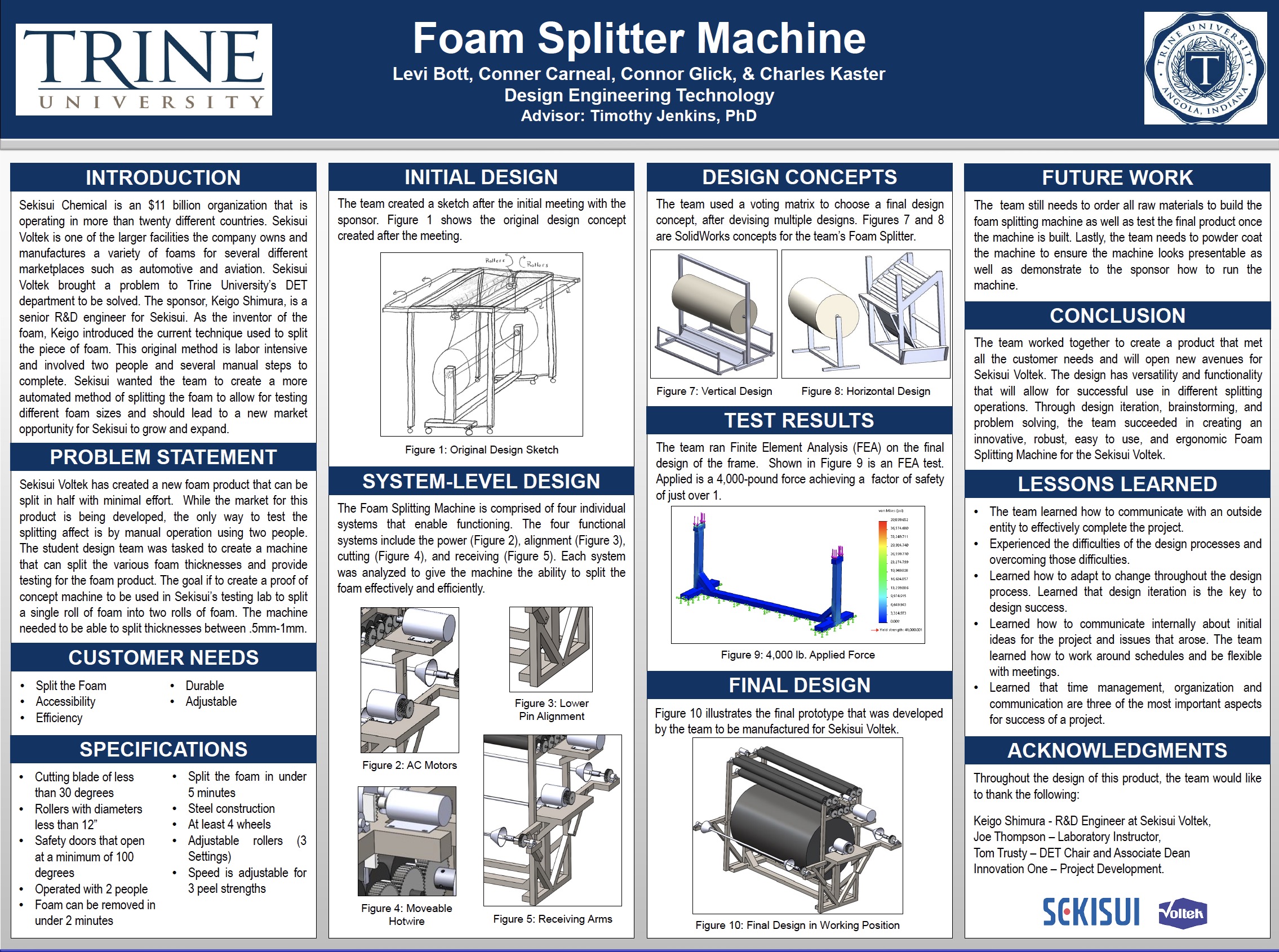Foam Splitter Poster