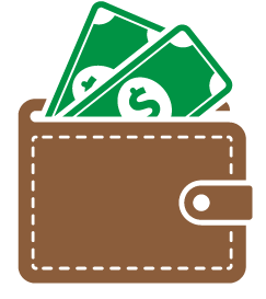 wallet graphic