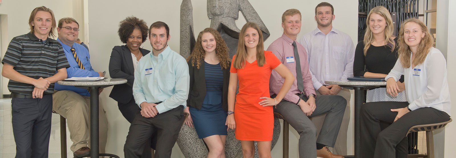 Dawn Moore and AMA students