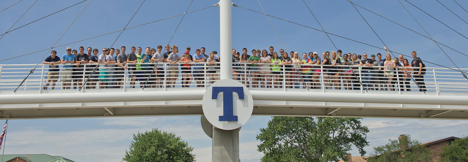 Students on the Ryan Skyway