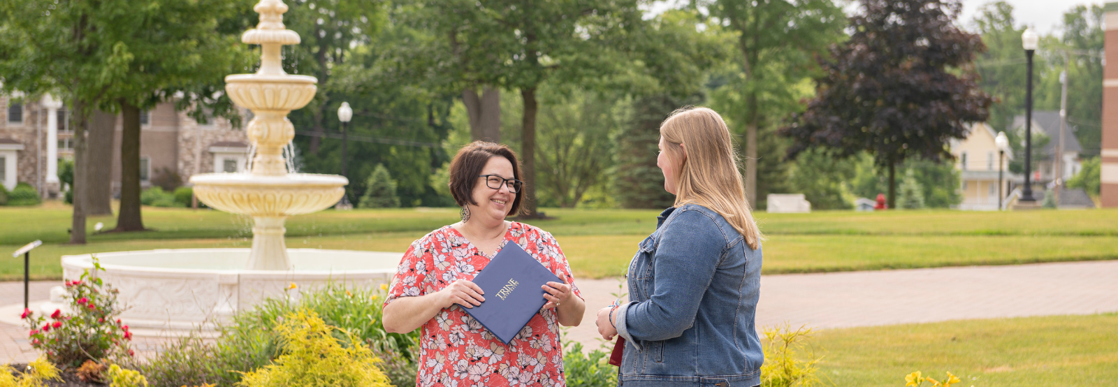 Deb Helmsing with Student