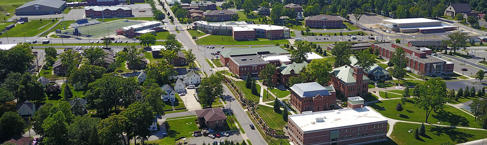 Campus drone picture