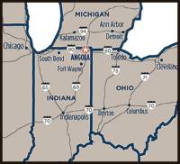 Indiana map