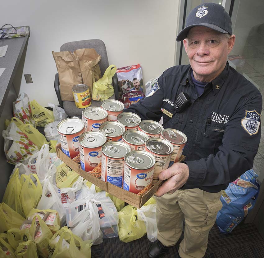 Parking ticket amnesty collects food, pet supplies