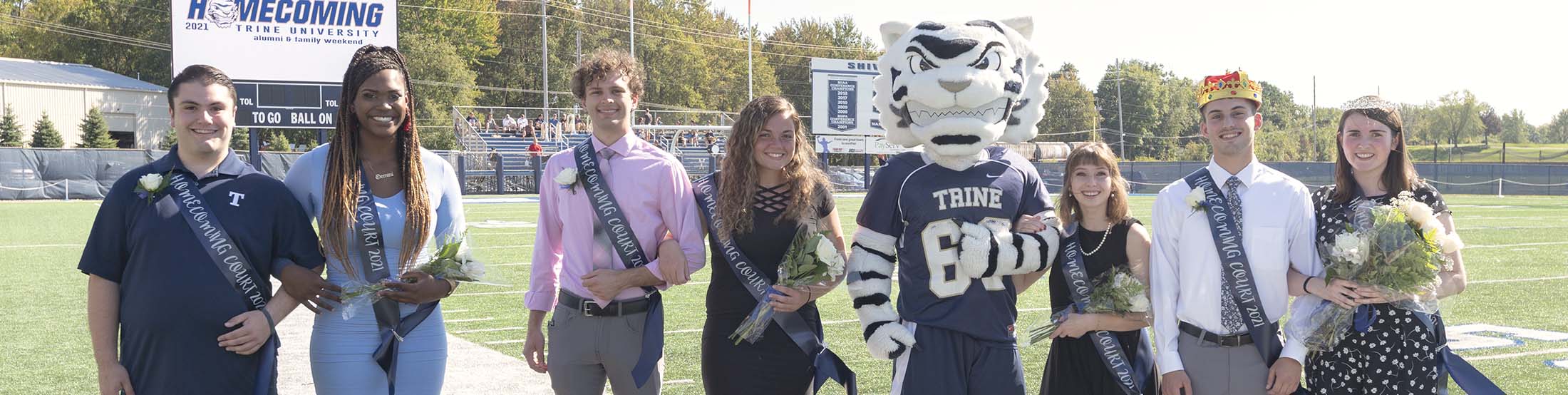 McGonagle, Benysh named Trine royalty