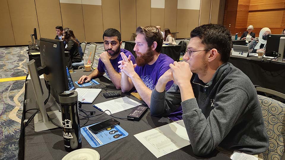 Trine teams excel at AIChE Student Conference