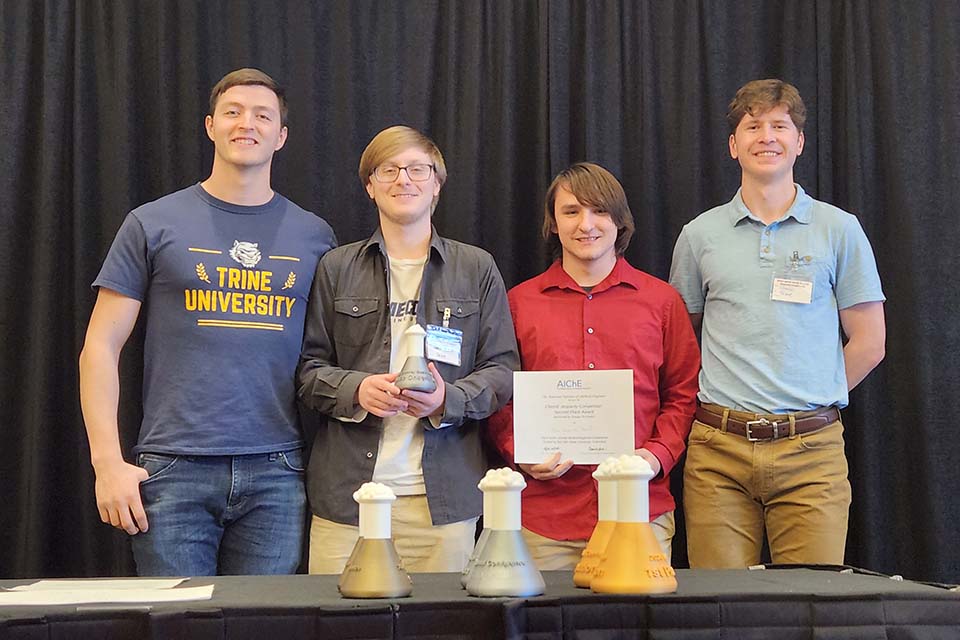 Trine takes two top awards at AIChE regionals