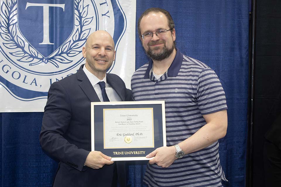 Dr. Kline and Dr. Eric Goddard