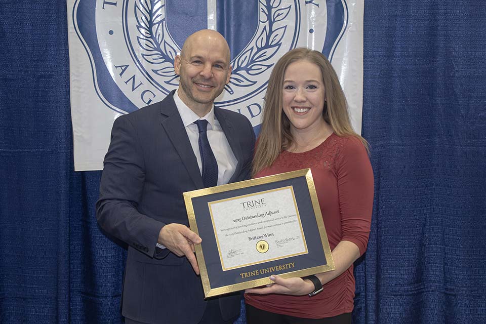 Dr. Kline and Brittany Winn
