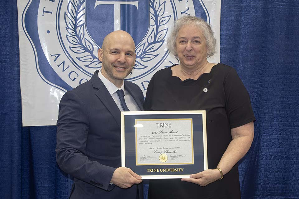 Dr. Kline and Emily Chancellor