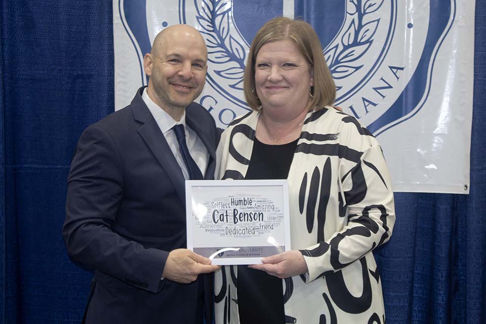 Dr. Kline and Catherine Benson
