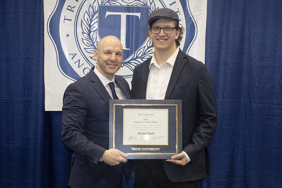 Dr. Kline and Michael Smith