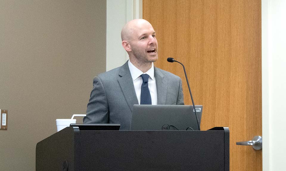Dr. Tony Kline speaking