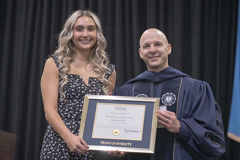 Morgan Walz and Dr. Kline