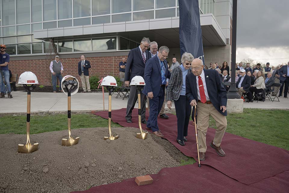 Pellegrino Student Design Center groundbreaking