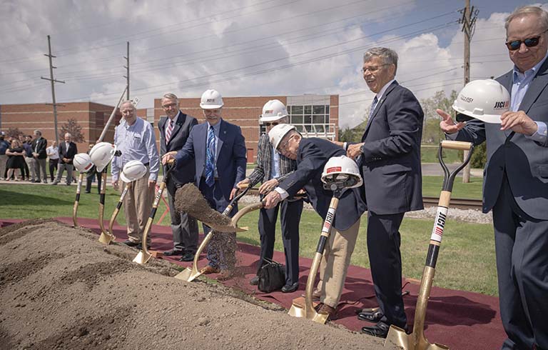 Pellegrino Student Design Center groundbreaking