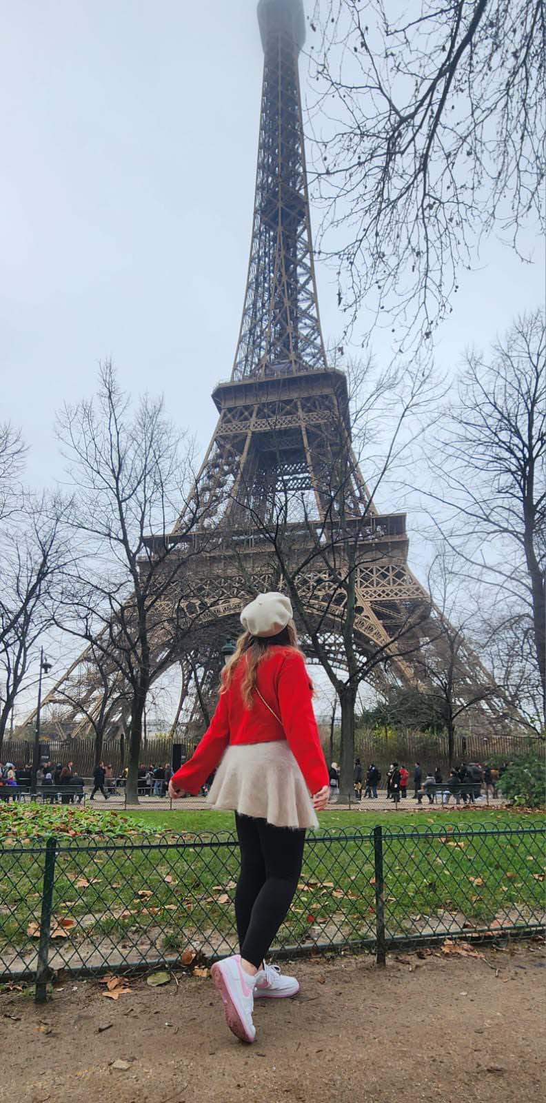Mackenzie Rosenau at the Eiffel Tower