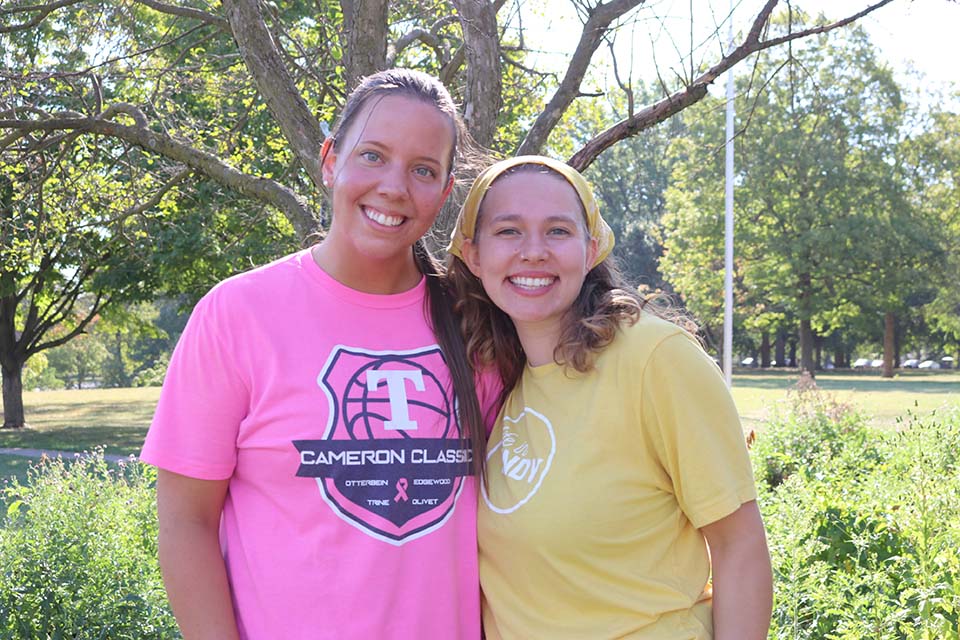 Two Orr Fellows at fall retreat