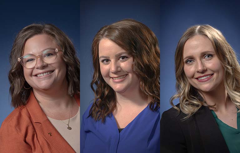 Brittni Desmond, Hannah Ewing and Keirsten Eberts