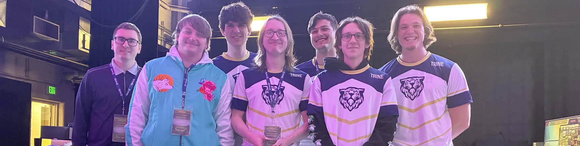 Trine University Overwatch team at Western Michigan University