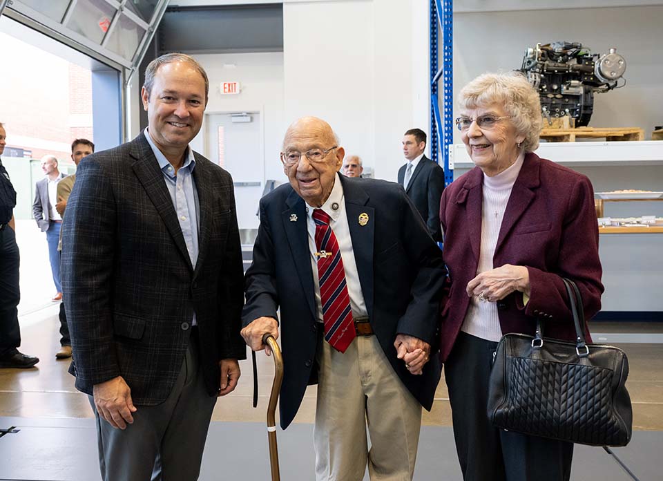 Rep. Stutzman, John Pellegrino and Mary Pellegrino