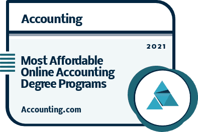 Most affordable online accounting degree program