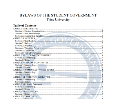 bylaws