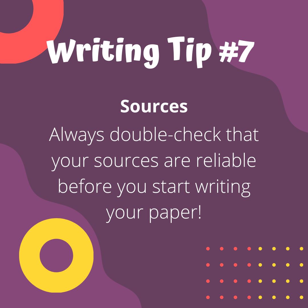 Writing Tip number 7